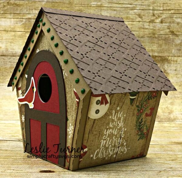 Christmas Birdhouse by DT Leslie