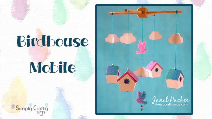 Birdhouse Mobile by DT Janet