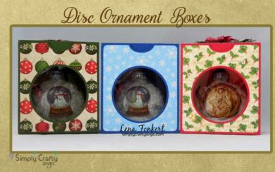 Disc Ornament Boxes by DT Lena