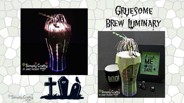 Gruesome Brew Luminary by DT Janet Packer