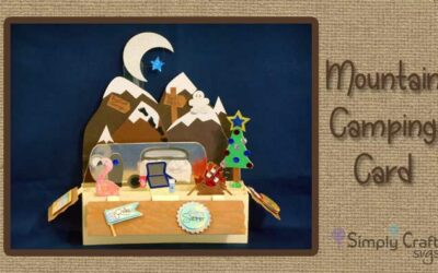 Fun Mountain Camping Card by DT Jana