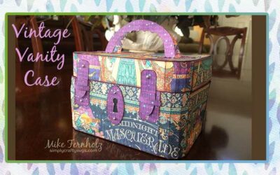 Vintage Vanity Case with Graphic 45 by DT Mike