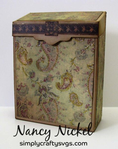 Castle Gate Card with Vintage Mailbox by DT Nancy