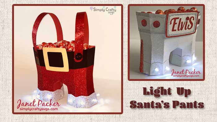 Light Up Santa's Pants by DT Janet