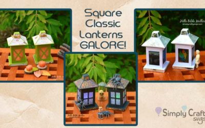 Square Classic Lanterns Galore by DT Helle