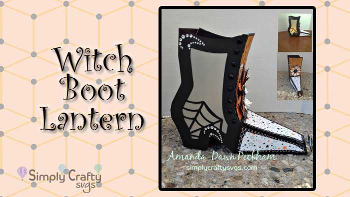 Witch Boot Lantern by DT Amanda