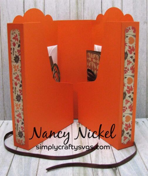 Fall Cards with Folding Greeting Card Holder by DT Nancy