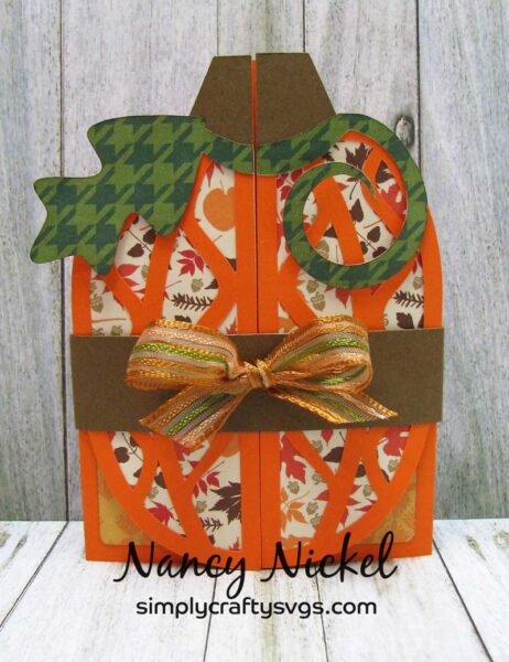 Fall Cards with Folding Greeting Card Holder by DT Nancy