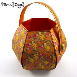 Pumpkin Favor Box SVG