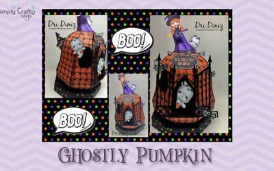 Cute Ghostly Pumpkin by DT Dri