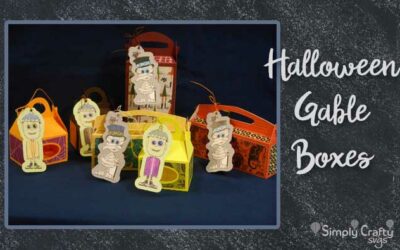 Halloween Gable Boxes by DT Jana