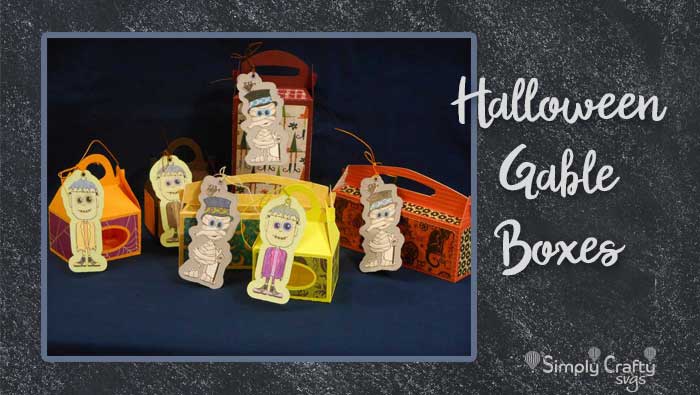 Halloween Gable Boxes by DT Jana