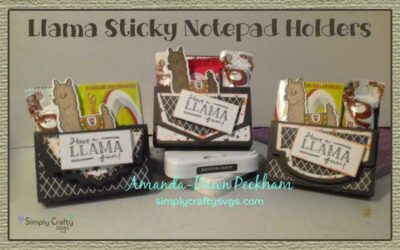 Llama Sticky Notepad Holders by DT Amanda