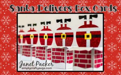 Santa Delivers Box Card by DT Janet –  Tips on Making Multiple Cards