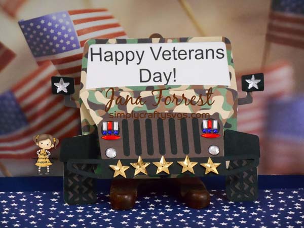 Veteran's Day Card by DT Jana