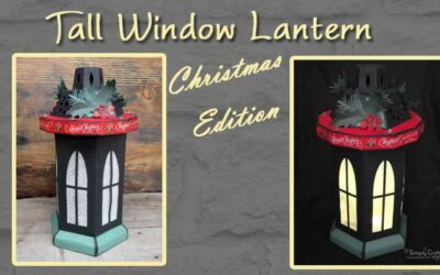 Tall Window Lantern – Christmas Version
