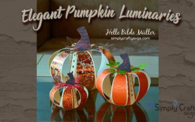 Elegant Pumpkin Luminaries by DT Helle