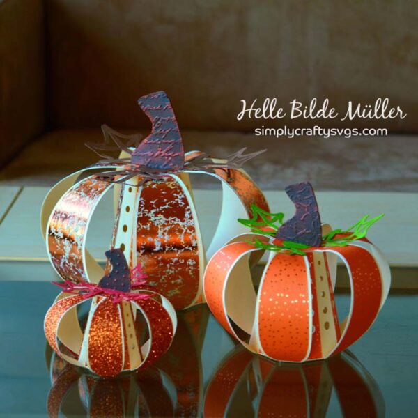 Elegant Pumpkin Luminaries by DT Helle