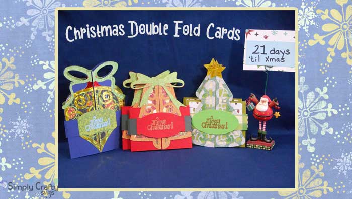 Christmas Double Fold Cards by DT Jana