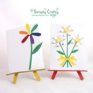 Daisy Card Set SVG File