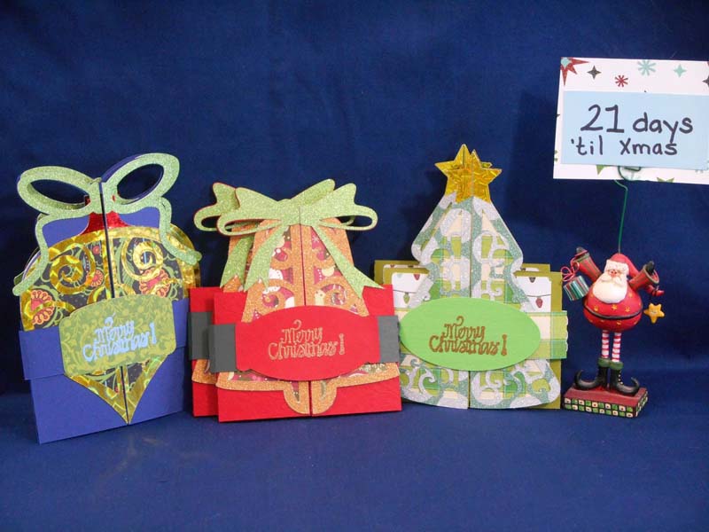 Christmas Double Fold Cards by DT Jana