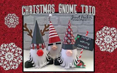 Christmas Gnome Trio by DT Janet