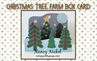 Christmas Tree Farm Box Card by DT Nancy
