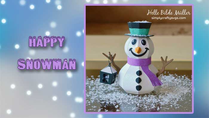 Happy Snowman by DT Helle