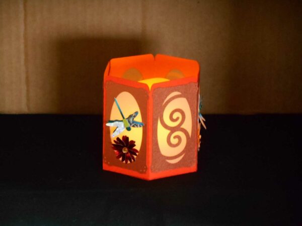 Dragonfly Tealight Holder by DT Jana