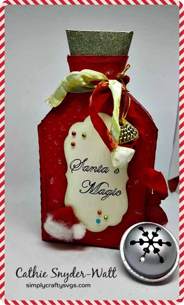 Christmas version of the of the Apothecary Bottle Set.  They are reindeer food bottles with edible glitter candy sprinkles! 