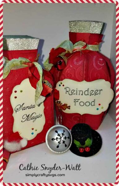 Christmas version of the of the Apothecary Bottle Set. 