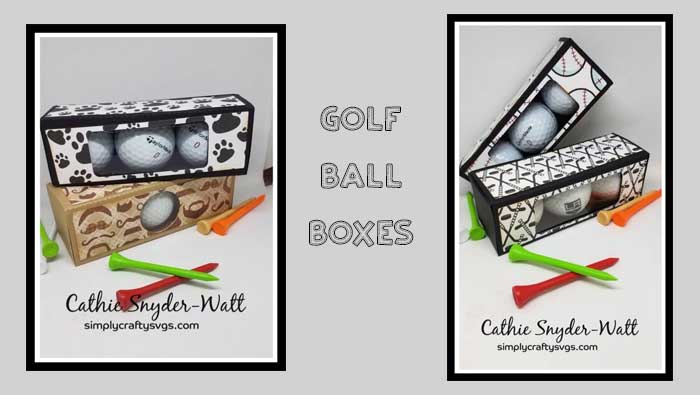 Golf Ball Boxes by DT Cathie