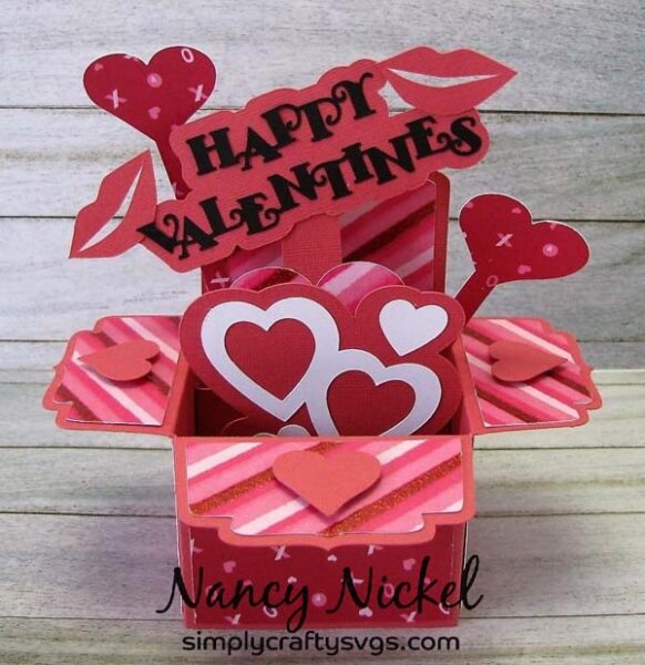 Valentine Box Card by DT Nancy