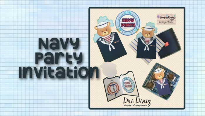 Navy Party Invitation by DT Dri