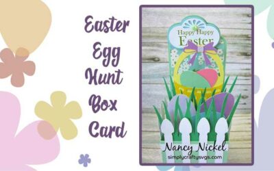Easter Egg Hunt Box Card by DT Nancy