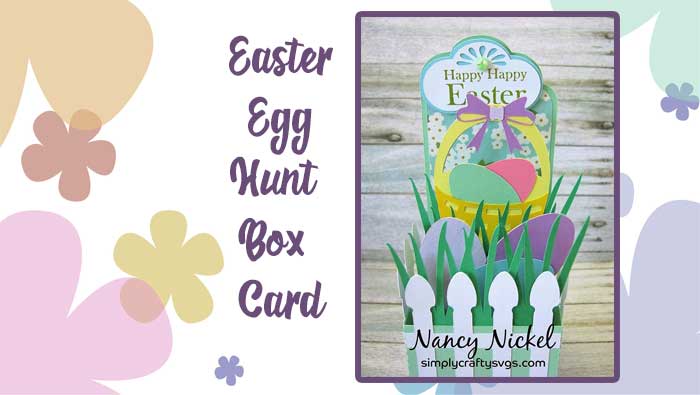 Easter Egg Hunt Box Card by DT Nancy