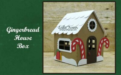 Gingerbread House Box By DT Leslie