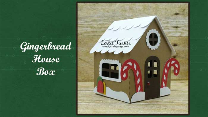 Gingerbread House Box By DT Leslie