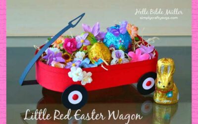 Little Red Easter Wagon by DT Helle