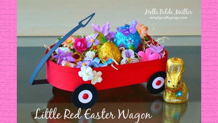 Little Red Easter Wagon by DT Helle