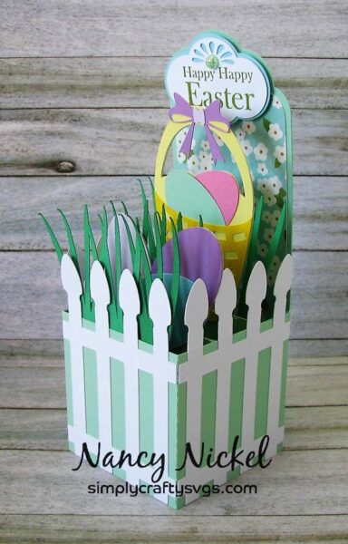 Easter Egg Hunt Box Card by DT Nancy