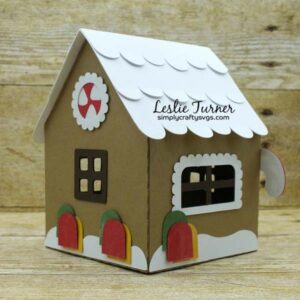 Gingerbread House Box By DT Leslie