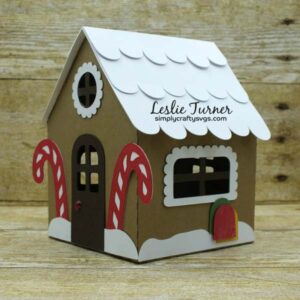 Gingerbread House Box By DT Leslie