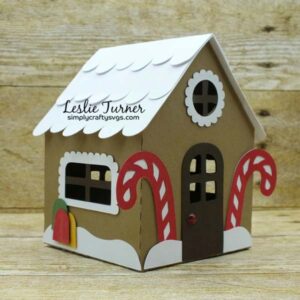 Gingerbread House Box By DT Leslie