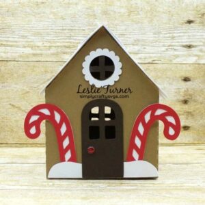 Gingerbread House Box By DT Leslie