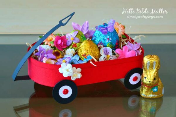 Little Red Easter Wagon by DT Helle