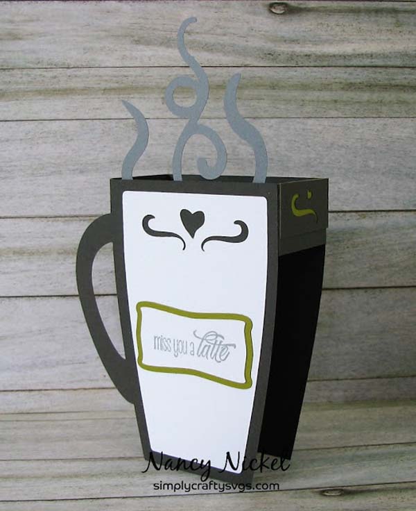 Latte Box Card by DT Nancy