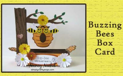Buzzing Bees Box Card by Nancy