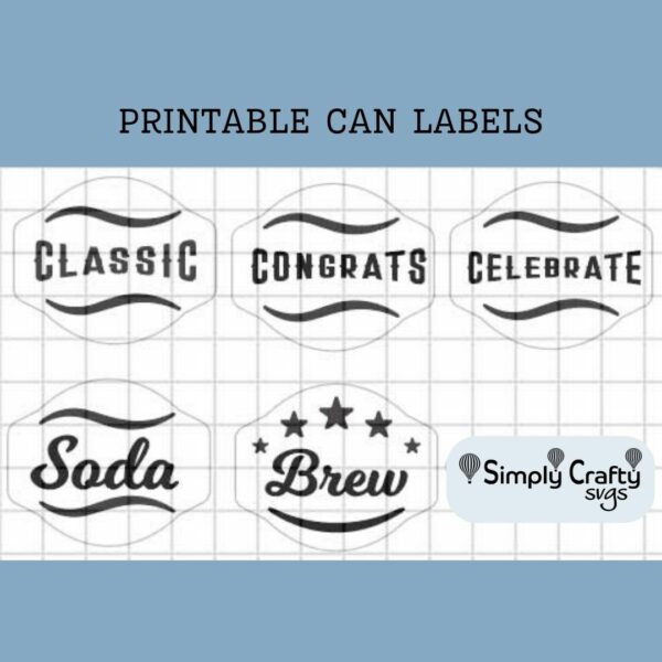 Soda Can SVG Printables