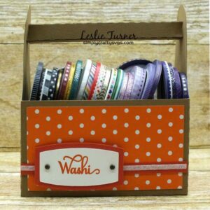 Washi Tape Caddy by Leslie